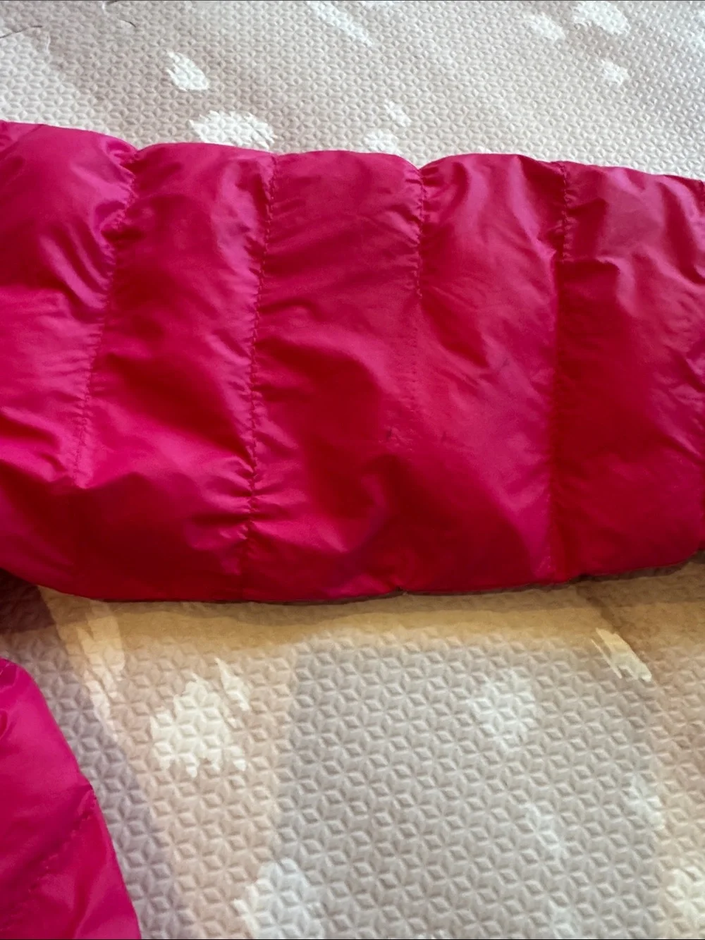Polo Ralph Lauren Girls Reversible Puffer Jacket Pink Navy Size 5 Lightweight